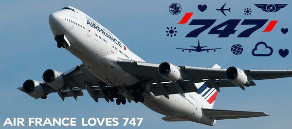 Air France despide al B747