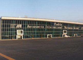 Toma pista el aeropuerto de puebla