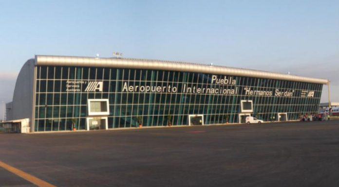 Toma pista el aeropuerto de puebla