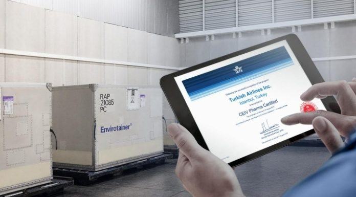 Turkish Cargo renueva el certificado IATA CEIV Pharma