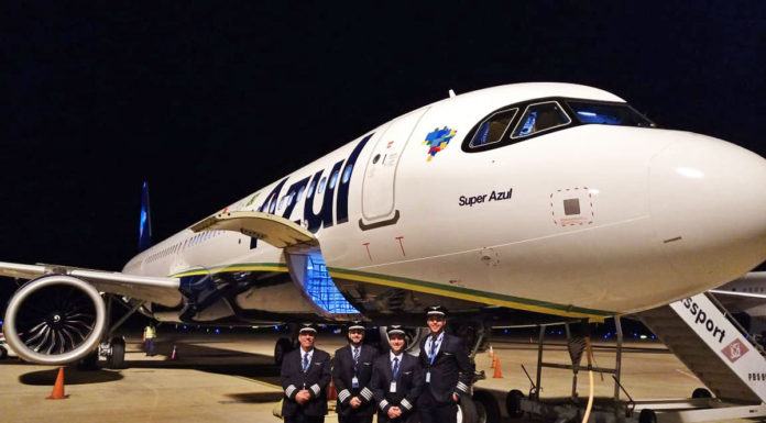 Azul Linhas Aereas incorpora su primer A321NEO