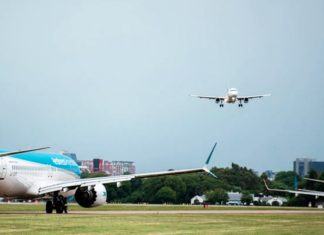Desde el 11 de mayo, los vuelos a países limítrofes y Perú operarán en el Aeroparque