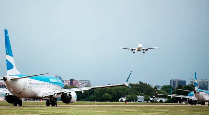 Desde el 11 de mayo, los vuelos a países limítrofes y Perú operarán en el Aeroparque