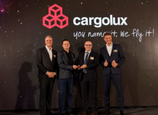 Cargolux recognized “Best Developing Freighter Operator 2019” by Budapest airport