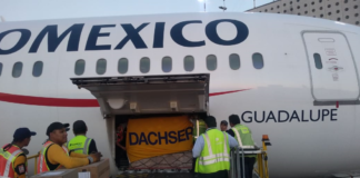 Primer chárter internacional de Dachser México transporta más de 3 millones de mascarillas quirúrgicas y respiratorias a Alemania