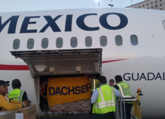 Primer chárter internacional de Dachser México transporta más de 3 millones de mascarillas quirúrgicas y respiratorias a Alemania