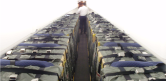 Aviones de fuselaje angosto como cargueros con los Seat Containers