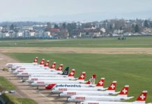 Flotas estacionadas como consecuencia del COVID-19