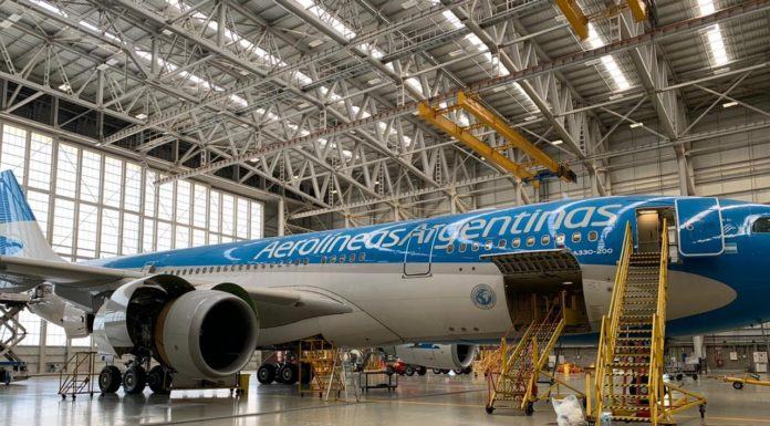 Aerolíneas Argentinas informa sus vuelos internacionales durante septiembre