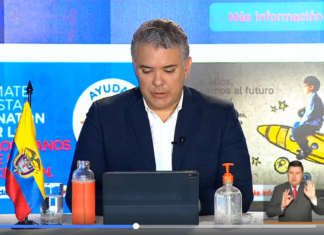 El Presidente Iván Duque aseguró que no se van a restablecer vuelos internacionales en el corto plazo