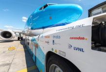 KLM prueba el rodaje sostenible en el aeropuerto de Schiphol