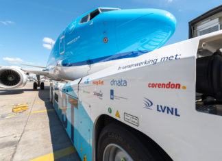 KLM prueba el rodaje sostenible en el aeropuerto de Schiphol