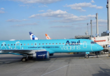 Azul Linhas Aereas incrementa operaciones en Junio
