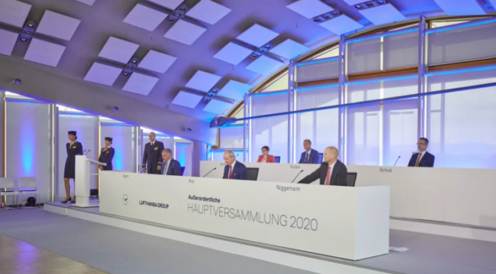 Los accionistas de Lufthansa votan en favor de aceptar el paquete de asistencia