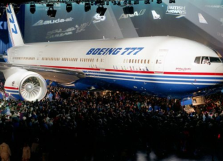Aniversario del Boeing 777