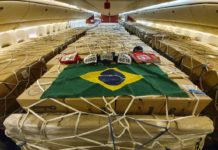 Ministerio de infraestructura y LATAM concluyen mega operación para traer 240 millones de máscaras a Brasil