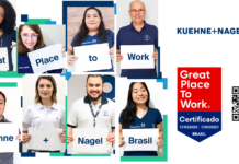 Kuehne+Nagel Brasil ha obtenido la ceriticación «Great Place to Work»