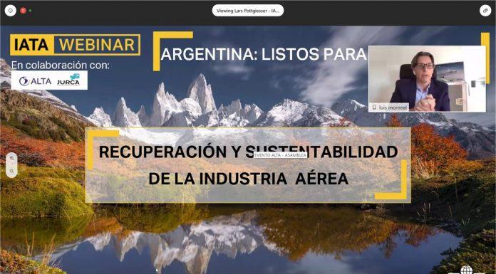 “Argentina: Listos para el despegue”. Resumen del Webinar organizado por IATA, en colaboración con ALTA y JURCA. «