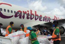 Caribbean Airlines envía suministros de COVID-19 a 16 países
