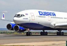 Operación internacional de Cubana durante noviembre