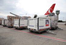 Turkish Cargo transporta un lote de vacunas Covid-19 desde Beijing a Sao Paulo