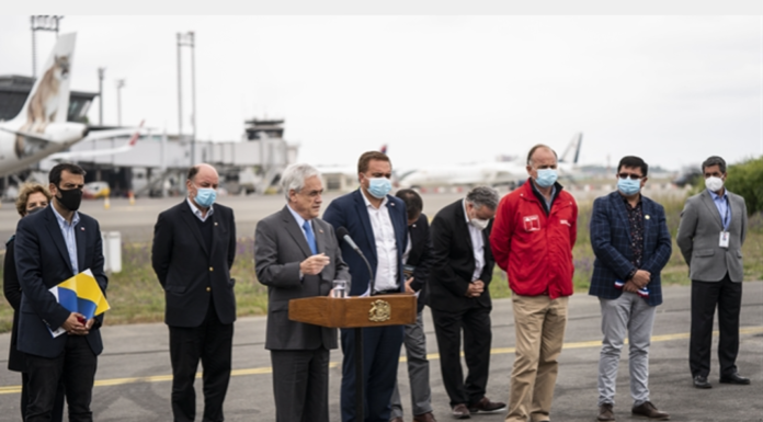 Presidente Piñera inaugura ampliación del Aeropuerto Internacional de Concepción