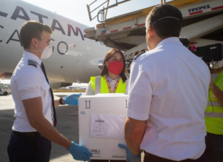 El programa «Avión solidario» de LATAM marca un hito