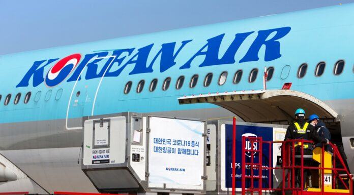 Korean Air cargo realizó 10.000 vuelos con aviones de pasajeros transportando solo cargas