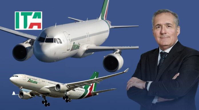 La nueva aerolinea italiana, Ita Spa, acaba de recibir el Certificado de operador Aéreo