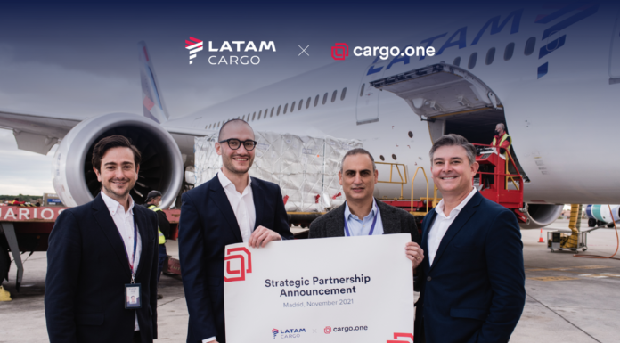 LATAM Cargo y cargo.one anuncian alianza estratégica