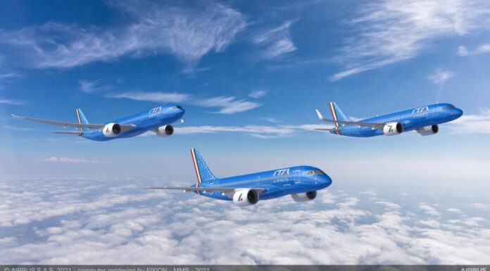 ITA Airways confirma una orden por aviones Airbus