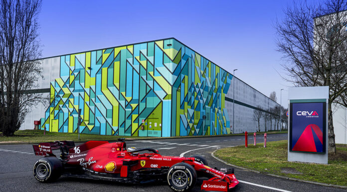 CEVA Logistica pone primera y arranca el año como nuevo «Team Partner» de la escudería Ferrari