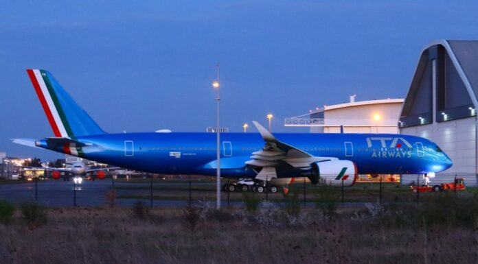ITA Airways nos muestra el proceso de pintado de su livery