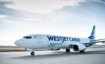WestJet Cargo inicia nueva ruta con sus B737-800 BCF