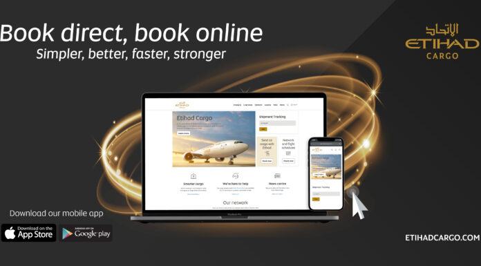 Exito del portal de reservas renovado de Etihad Cargo