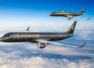 Embraer firma un acuerdo para la conversión de aviones de pasajeros a cargueros