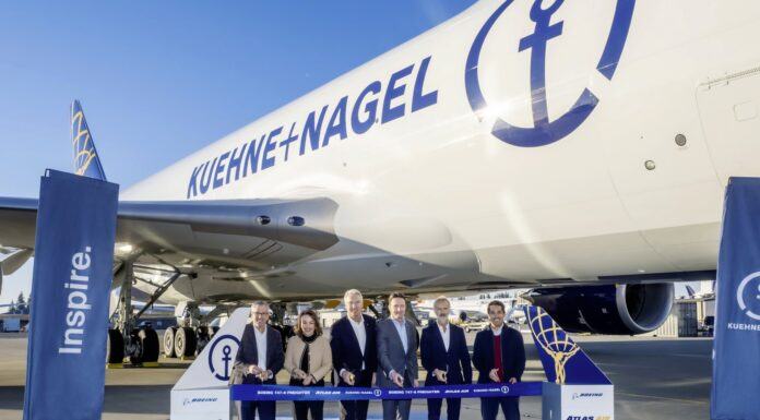 Atlas Air entrega el primer Boeing 747-8F a Kuehne+Nagel