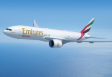 Emirates agrega 5 nuevos cargueros Boeing 777-200LR a su cartera de pedidos