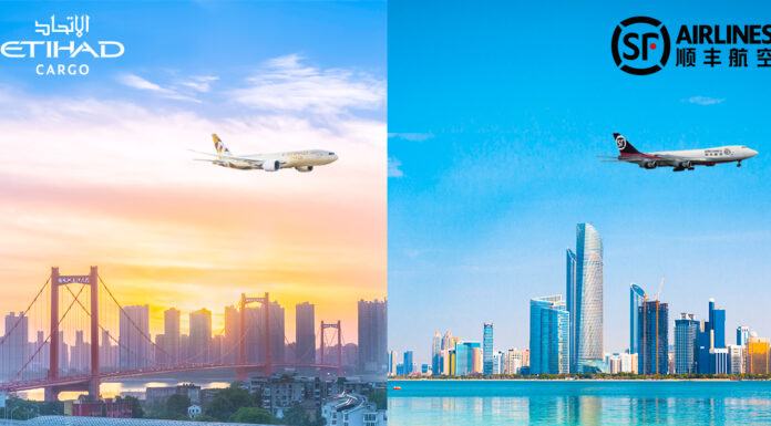 Alianza estratégica entre Etihad Cargo y SF Airlines