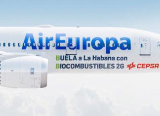 Air Europa volará a La Habana con biocombustibles de segunda generación de Cepsa