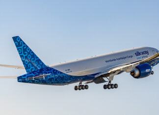Silk Way West Airlines. Vuelo inaugural de su primer Boeing 777F