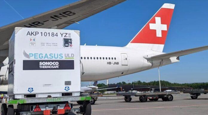 Swiss WorldCargo y Sonoco ThermoSafe anuncian un acuerdo marco de arrendamiento global