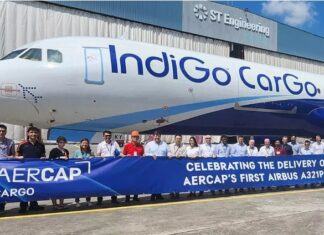 AerCap entrega su primer avión A321 P2F