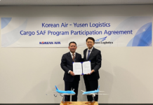 Korean Air ampliará el programa SAF de carga con Yusen Logistics