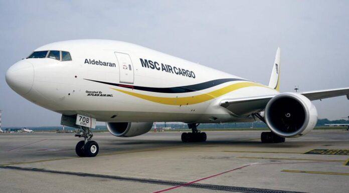 Atlas Air entrega un nuevo avión carguero a MSC Air Cargo