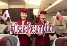 Qatar Airways reanuda sus vuelos a Osaka
