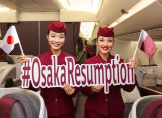 Qatar Airways reanuda sus vuelos a Osaka