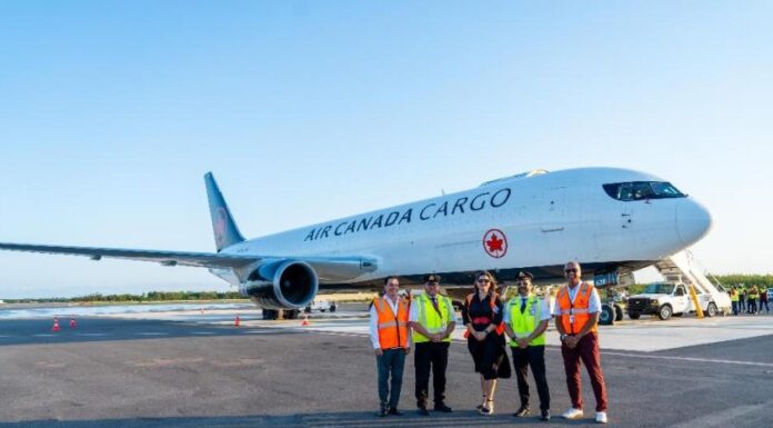 DP World Dominicana y Punta Cana Free Trade Zone reciben su primer vuelo carguero