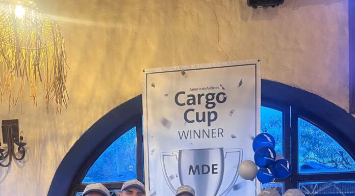 Aerosan Colombia recibe reconocimiento de American Airlines