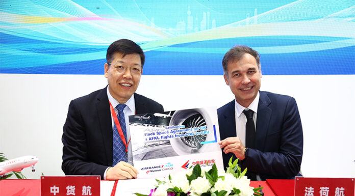 Air France-KLM-Martinair Cargo y China Cargo Airlines fortalecen su asociación